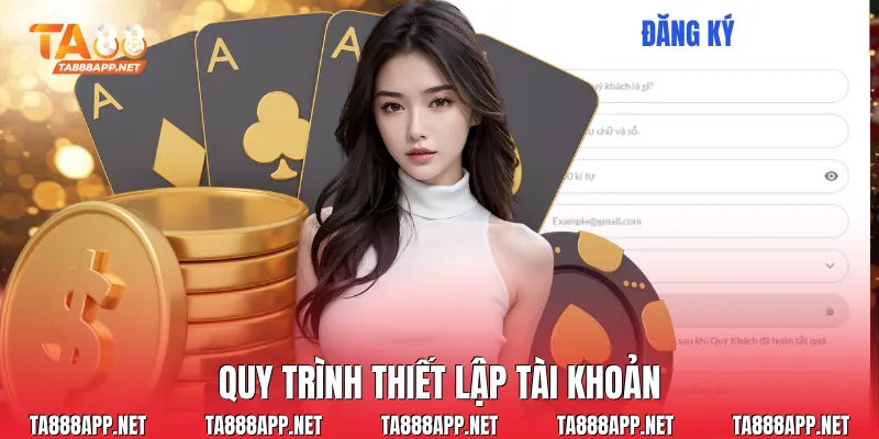 Quy trình thiết lập tài khoản